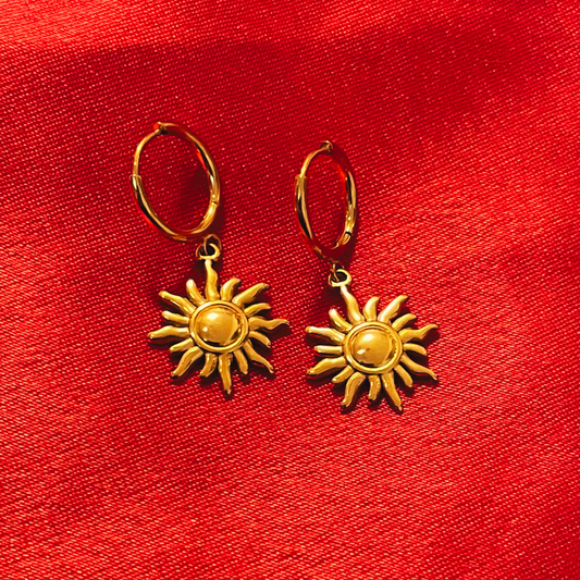 Small Sun Earrings