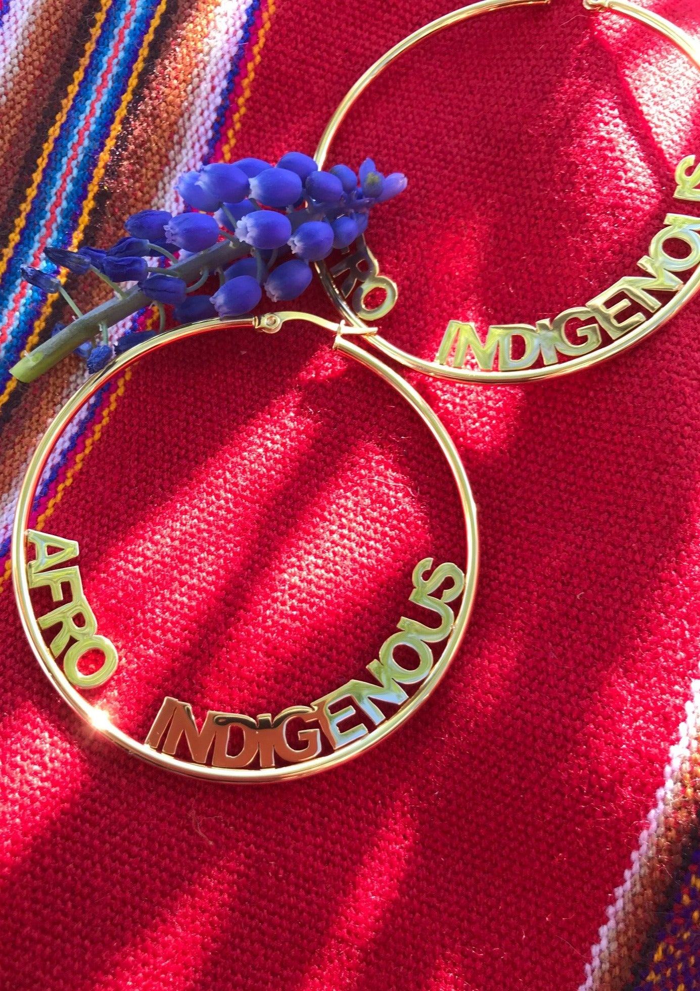 Afro Indigenous Hoops