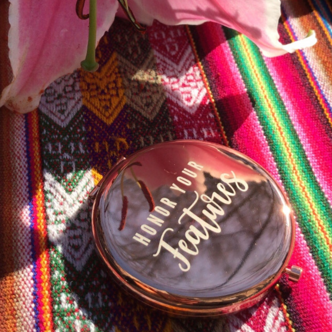Honor Your Features Compact Mirror